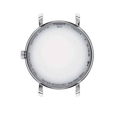 Tissot T-Classic Everytime Lady quartz watch silver dial steel bracelet 34 mm