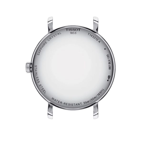 Tissot T-Classic Everytime Lady quartz watch silver dial steel bracelet 34 mm