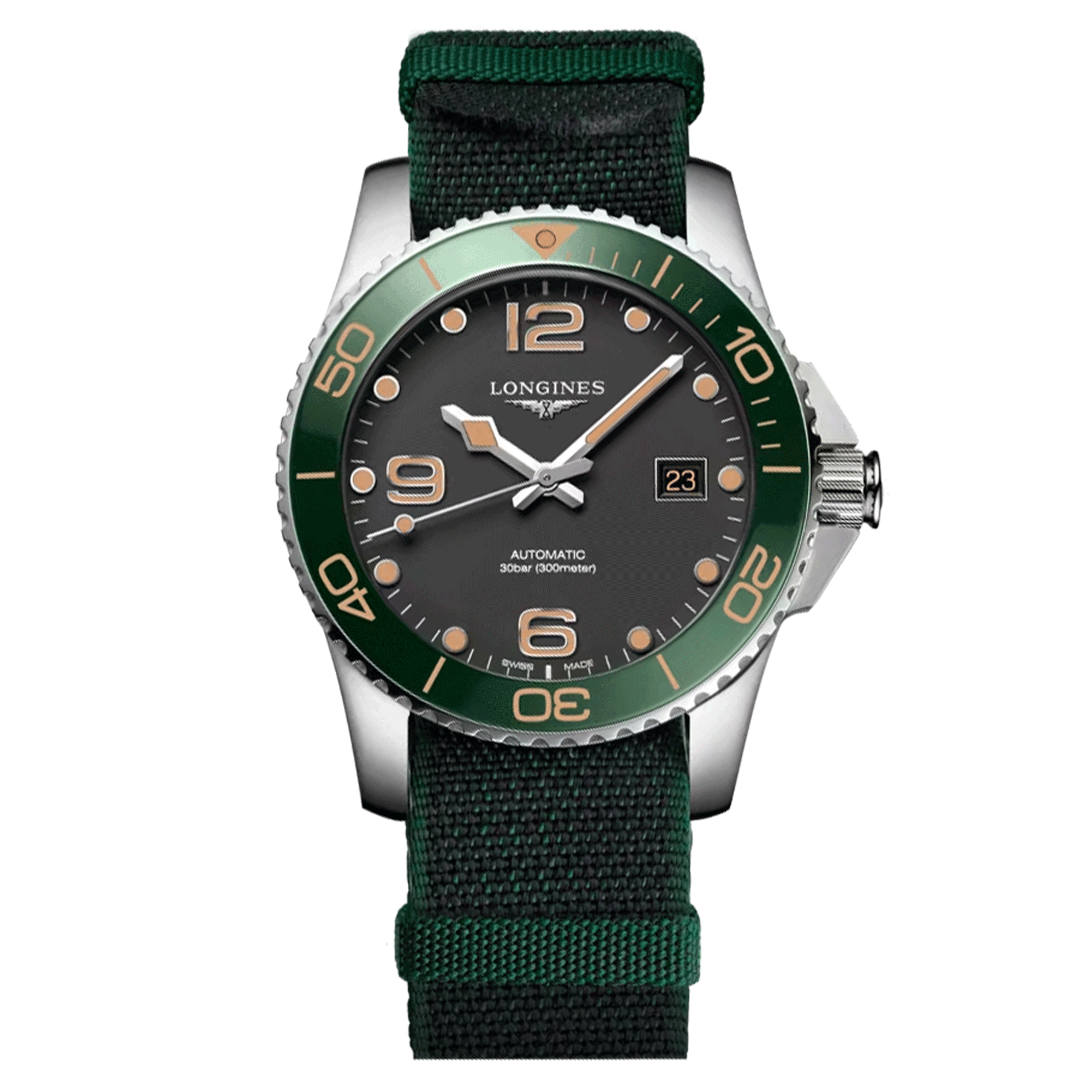 Green longines top hydroconquest