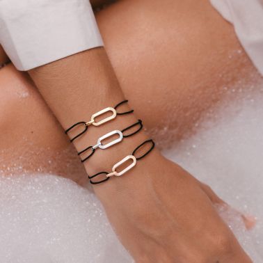 So Shocking Origine cord bracelet in yellow gold