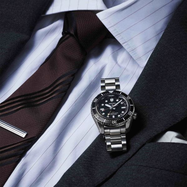 Seiko Prospex Automatic Diver's GMT 1968 "Dark Depths" black dial steel bracelet 42 mm