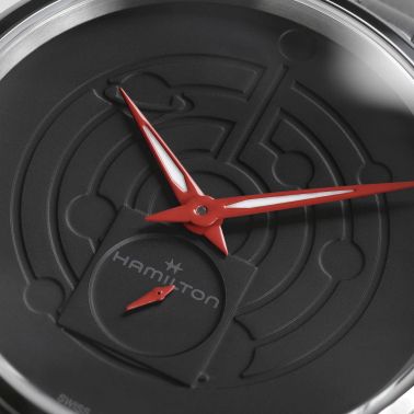 Hamilton Jazzmaster Thinline Special Edition quartz watch black dial steel bracelet 40 mm H38421130