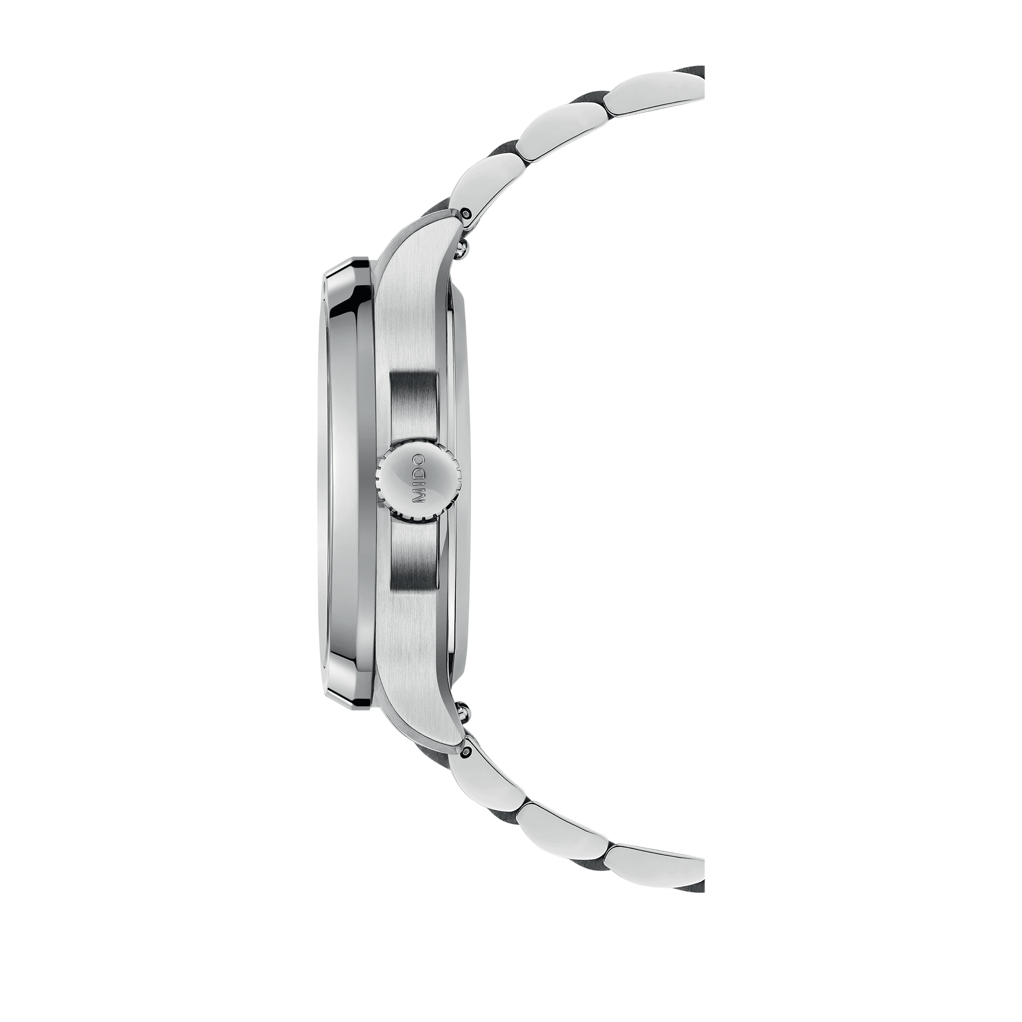 Mido Multifort TV Big Date automatic watch grey dial steel bracelet 40 mm M049.526.11.081.00