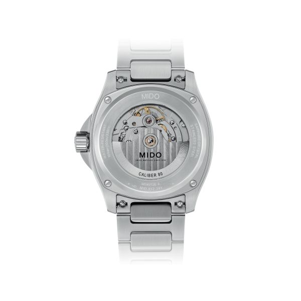 Montre Mido Multifort TV Big Date automatique cadran bleu bracelet acier 40 mm M049.526.11.041.00