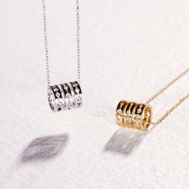 Collier Pulse dinh van en or jaune et diamants 628511