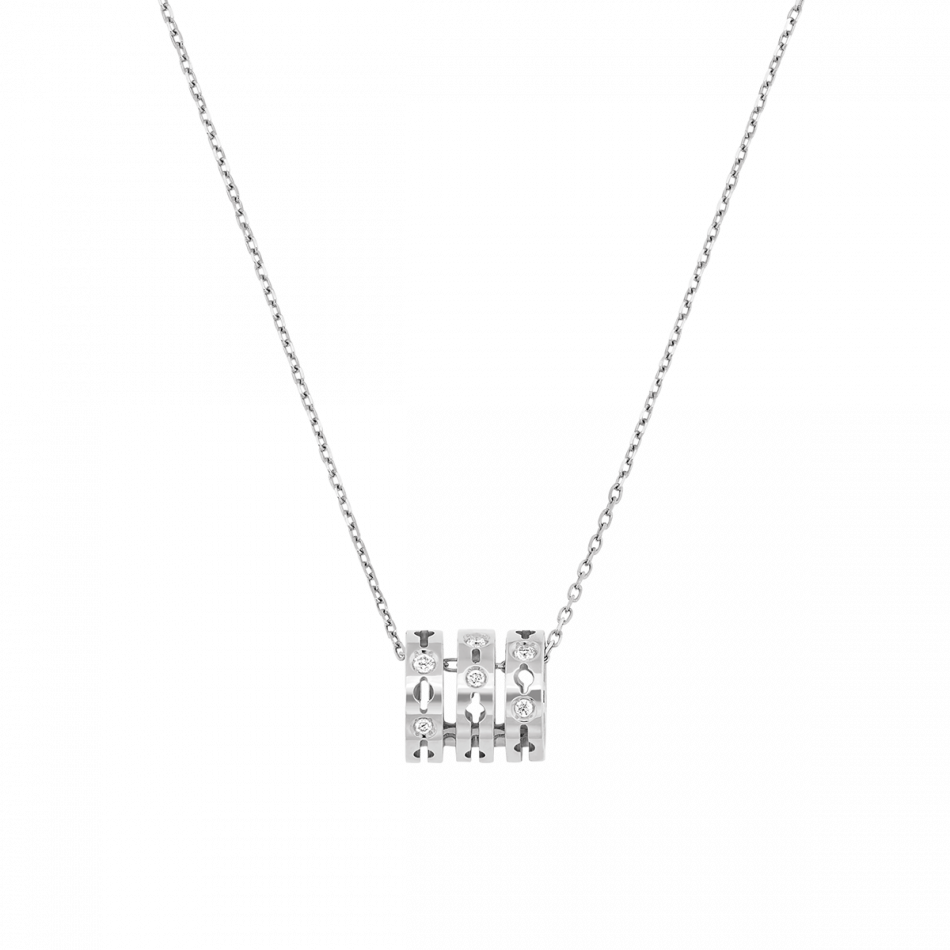Collier Pulse dinh van en or blanc et diamants 628512