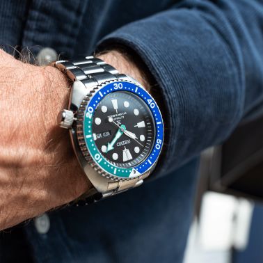Seiko turtle blue black hotsell