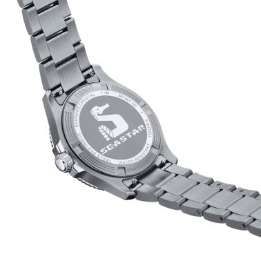 Tissot Seastar 1000 quartz watch black dial steel bracelet 40 mm T120.410.11.051.00