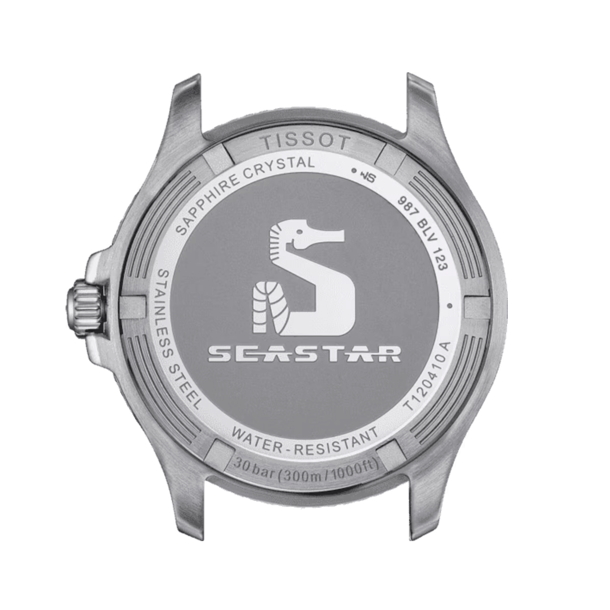 Tissot Seastar 1000 quartz watch black dial steel bracelet 40 mm T120.410.11.051.00