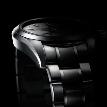 Montre Grand Seiko Heritage Spring Drive "Snowflake" cadran blanc bracelet titane 41 mm