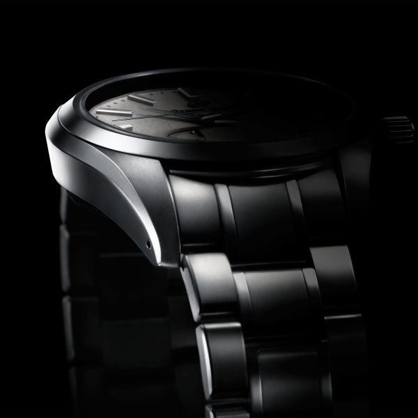 Montre Grand Seiko Heritage Spring Drive "Snowflake" cadran blanc bracelet titane 41 mm