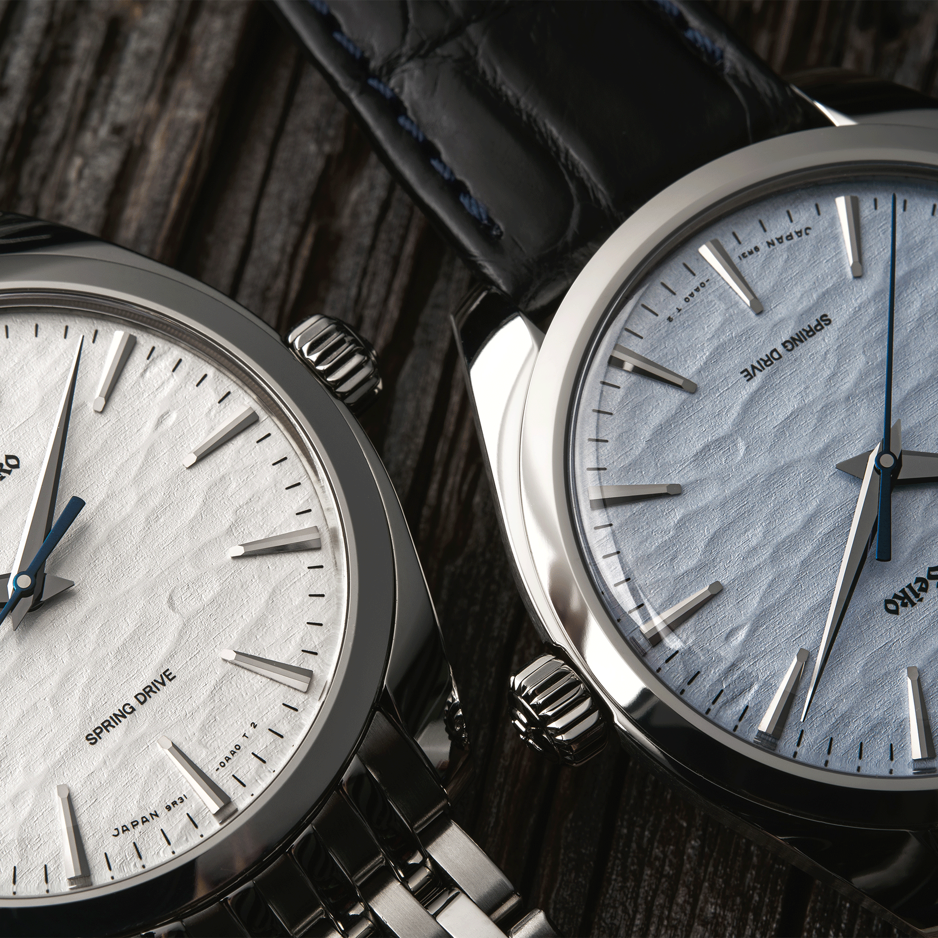 Grand Seiko Elegance "Omiwatari" Spring Drive white dial steel bracelet 38,5 mm