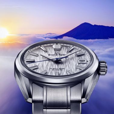 Grand Seiko Heritage automatic watch white dial 40 mm steel bracelet