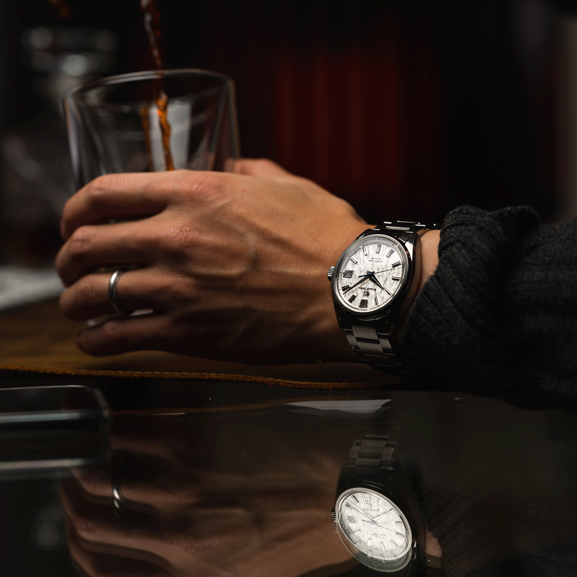 Grand Seiko Heritage automatic watch white dial 40 mm steel bracelet