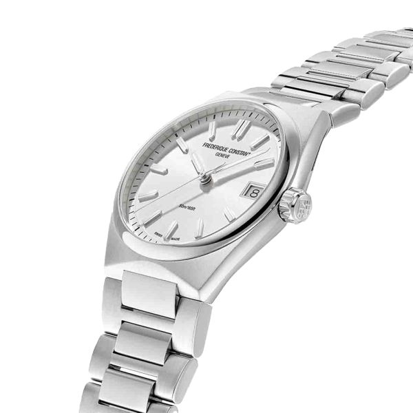 Frédérique Constant Highlife Ladies quartz watch silver dial steel bracelet 31 mm