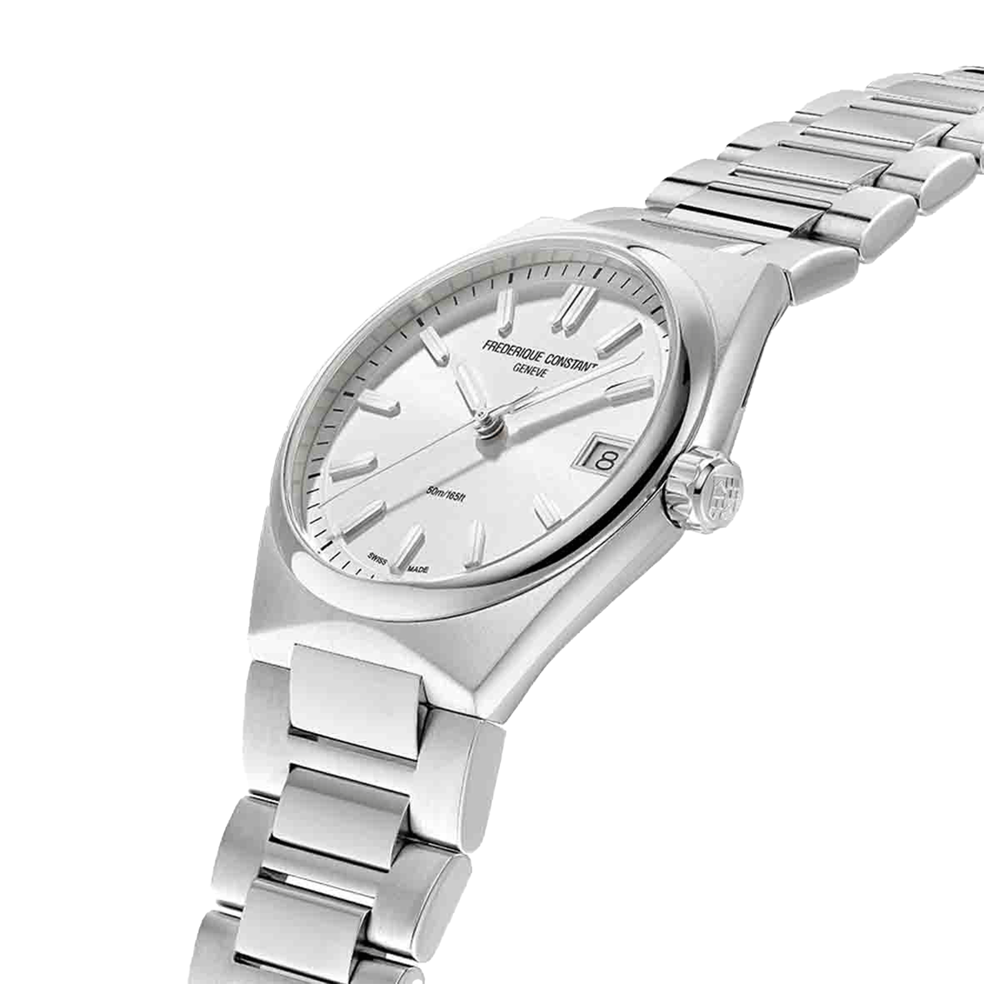 Frédérique Constant Highlife Ladies quartz watch silver dial steel bracelet 31 mm