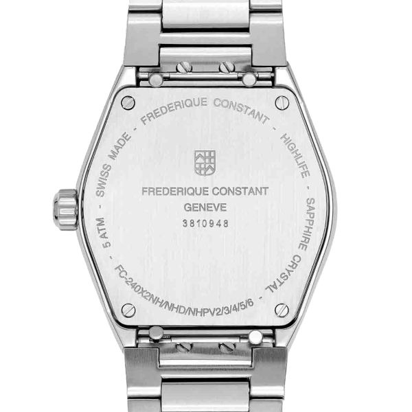 Frédérique Constant Highlife Ladies quartz watch silver dial steel bracelet 31 mm