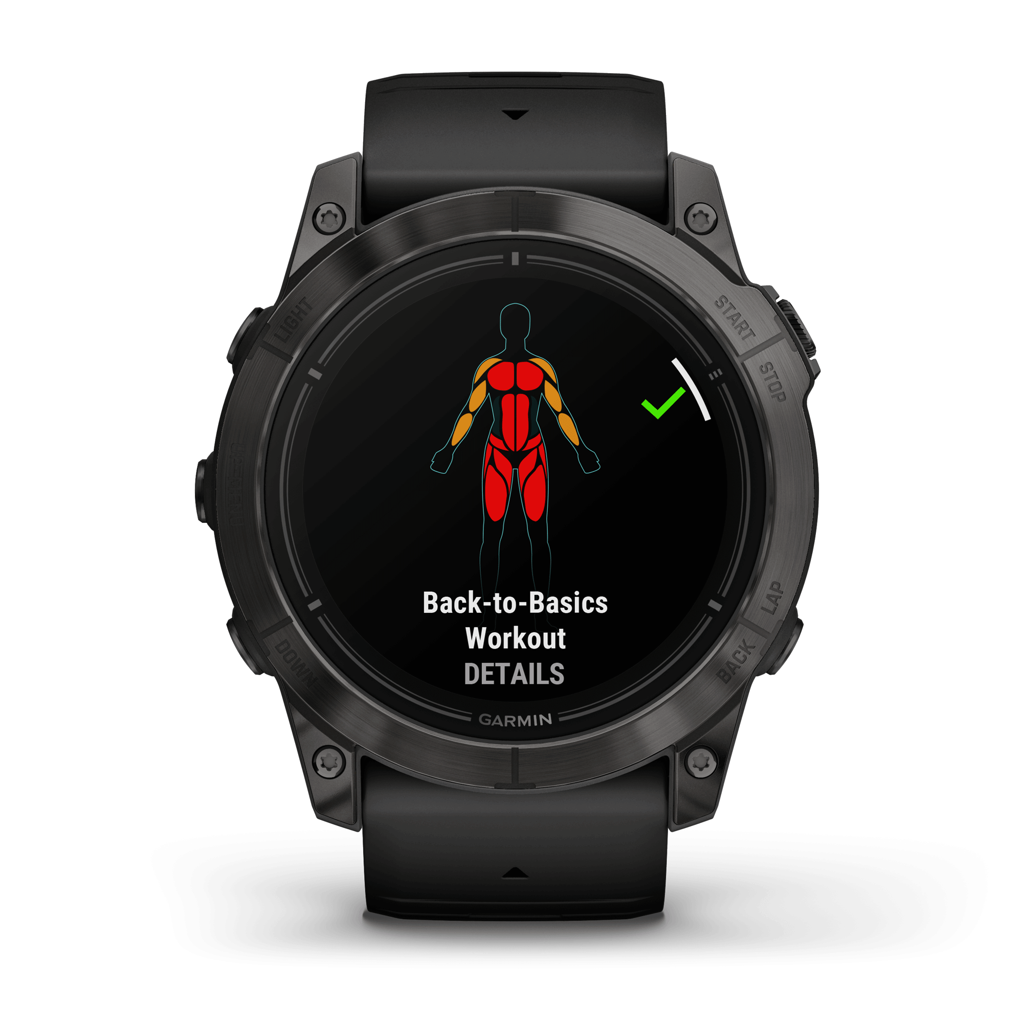 Montre Garmin Epix Pro (Gen2) Sapphire Edition Titane Carbon Gray DLC bracelet silicone noir 51 mm 010-02804-01