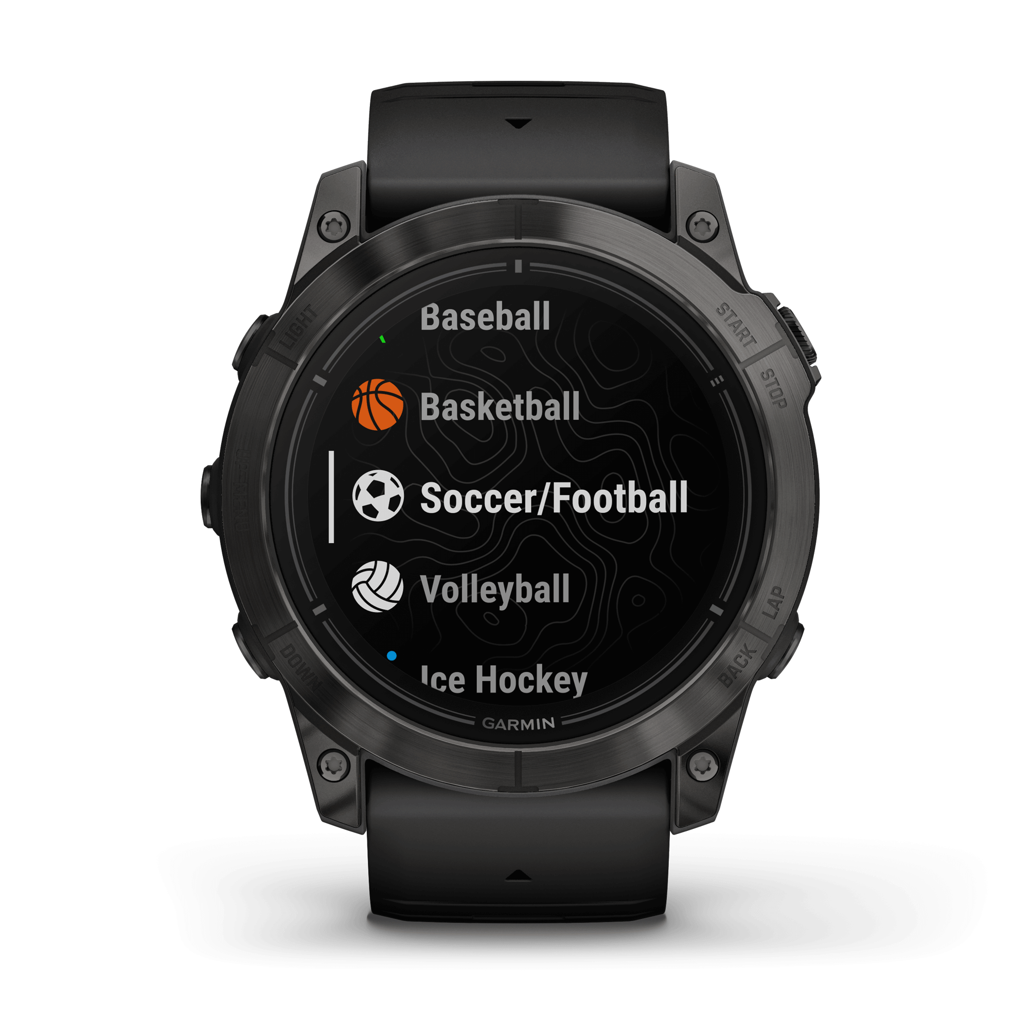 Montre Garmin Epix Pro (Gen2) Sapphire Edition Titane Carbon Gray DLC bracelet silicone noir 51 mm 010-02804-01