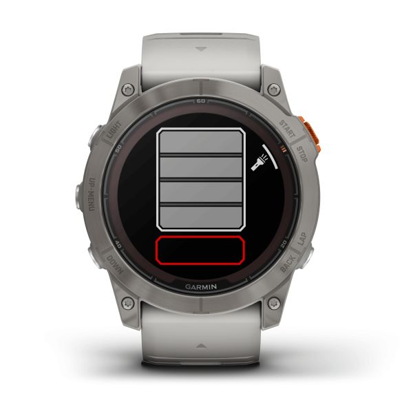 Montre Homme Connectée GARMIN FENIX 6 SAPPHIRE TITANE et ORANGE