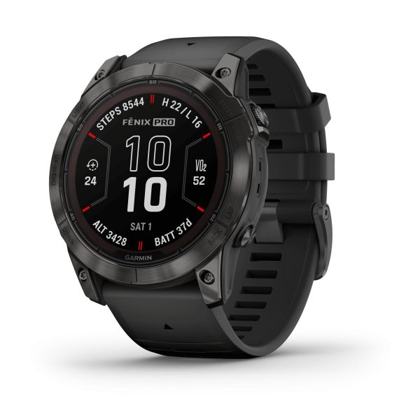 Garmin watch fenix 5x plus sapphire slate grey titanium band discount