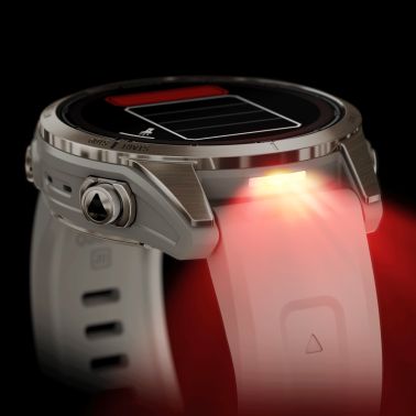 Montre Garmin Fénix 7S Pro Sapphire Solar Edition Selection bracelet silicone crème 42 mm 010-02776-15