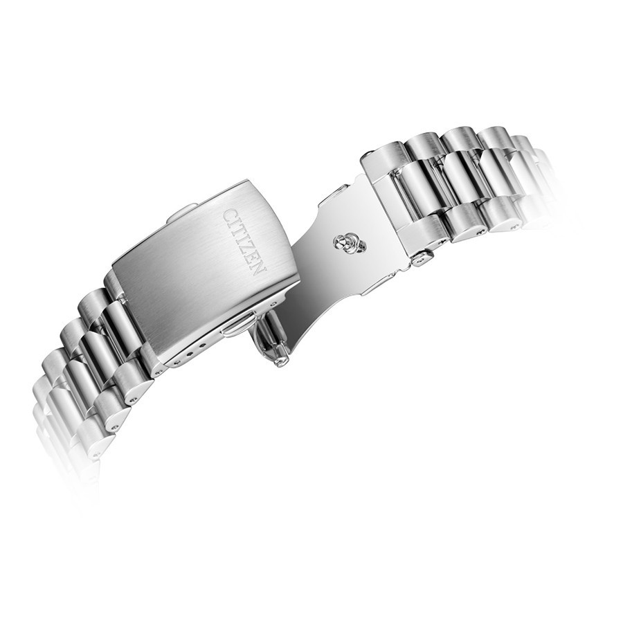 Montre Citizen Tsuyosa automatique cadran jaune bracelet acier 40 mm