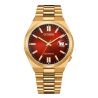 Montre Citizen Tsuyosa automatique cadran rouge bracelet acier 40 mm