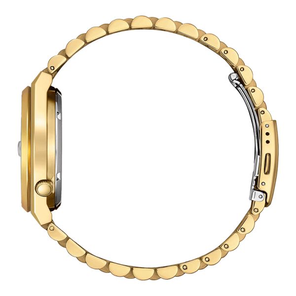 Montre Citizen Tsuyosa automatique cadran rouge bracelet acier 40 mm