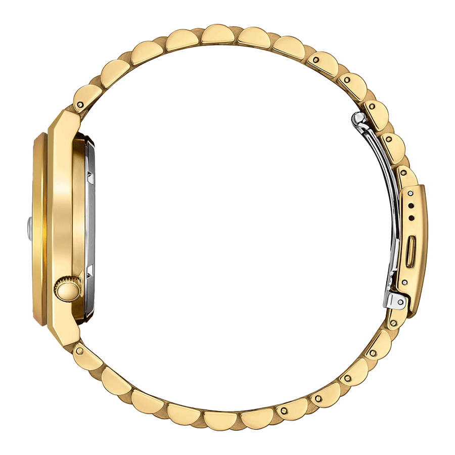 Montre Citizen Tsuyosa automatique cadran rouge bracelet acier 40 mm