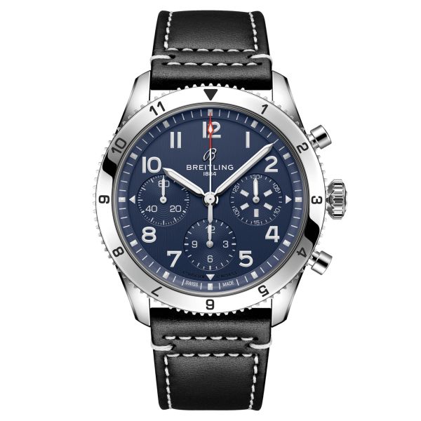 Montre Breitling Classic AVI Chronograph Tribute to Vought F4U Corsaire automatique bracelet cuir 42 mm A233801A1C1X1