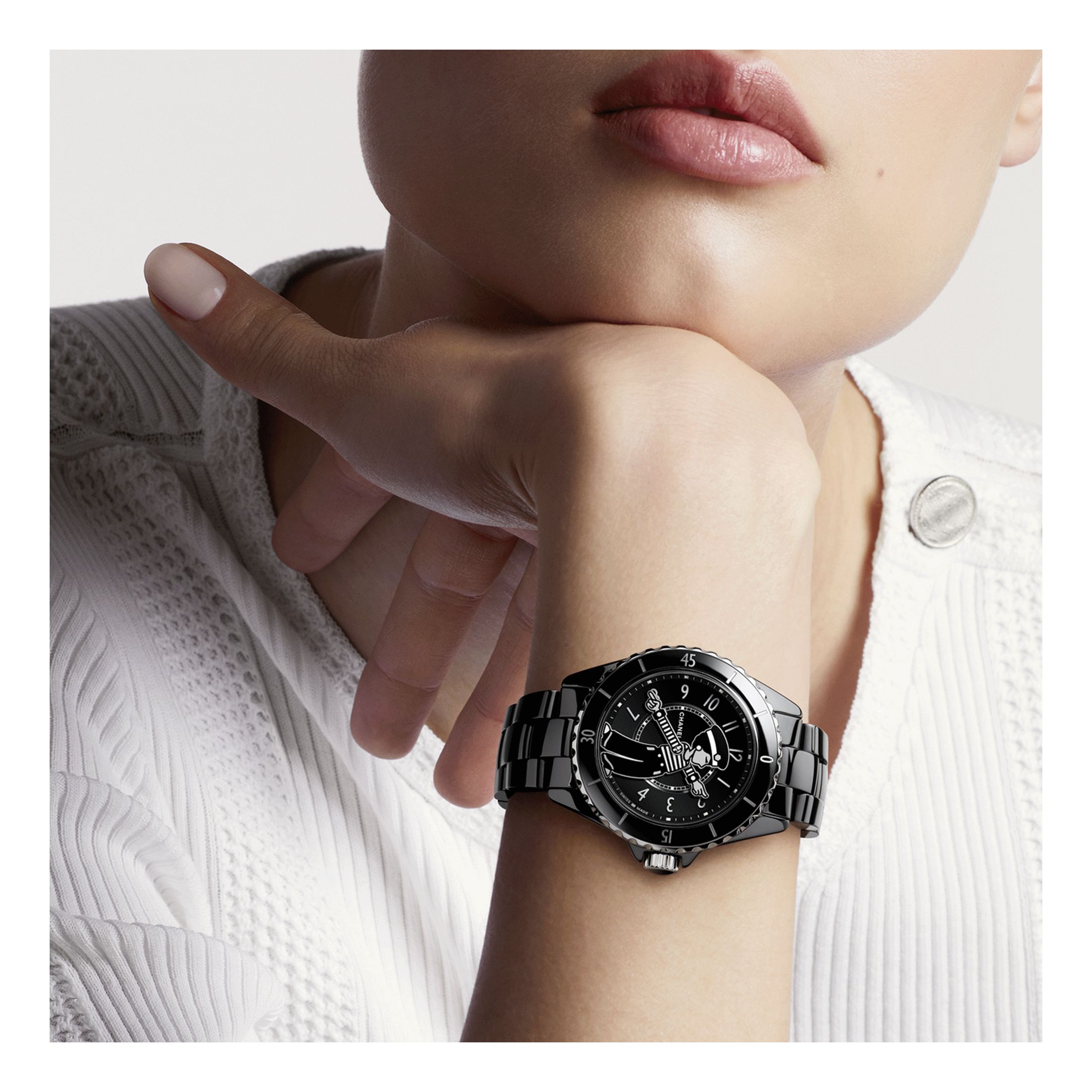Montre CHANEL Mlle J12 La Pausa automatique 38 mm H7609 Lepage