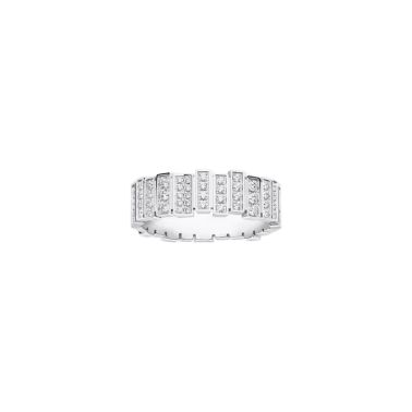 Bague Dior GEM en or blanc et pavage diamants JGEM95026