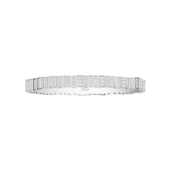Dior GEM bangle in white gold and pavé diamonds