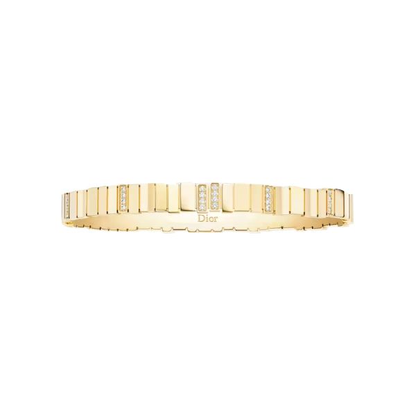 Dior GEM bangle in yellow gold and diamonds