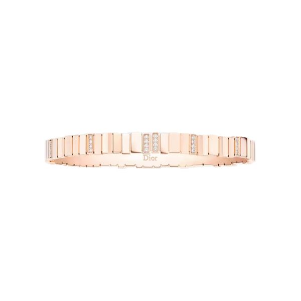 Dior GEM bangle in rose gold and diamonds