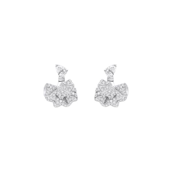 Dior Couture earrings in white gold and diamonds