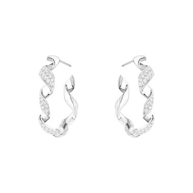 Boucles d'oreilles Dior Couture en or blanc et diamants JDIO95012