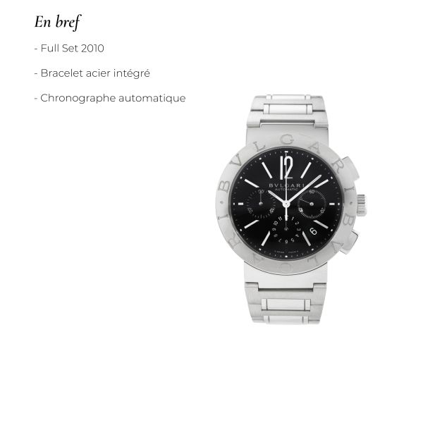 Montre Bulgari Bulgari Chronographe automatique 42 mm Full Set 2010