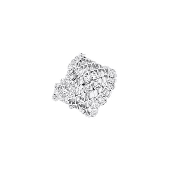 Bague Dior Couture en or blanc et diamants