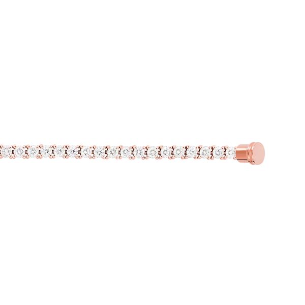 Fred Force 10 medium model cable in rose gold and diamonds