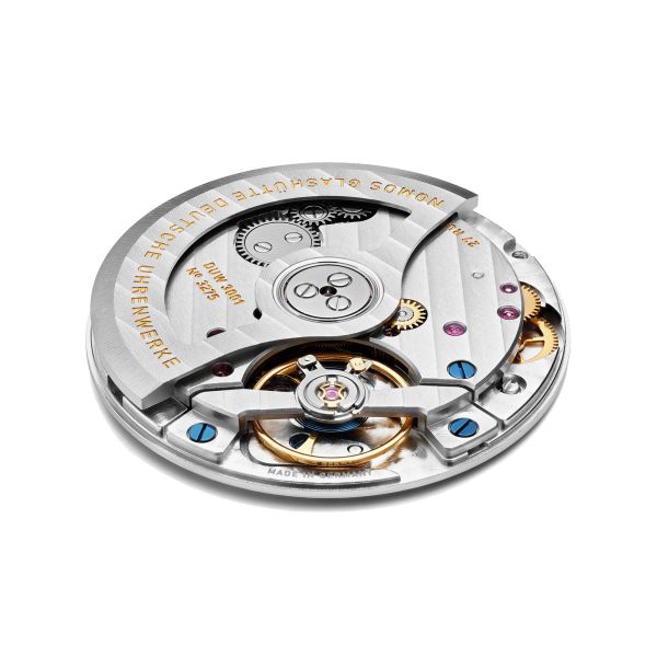 Nomos Tangente Neomatik Gris Platine automatic watch galvanised dial black leather strap 39 mm