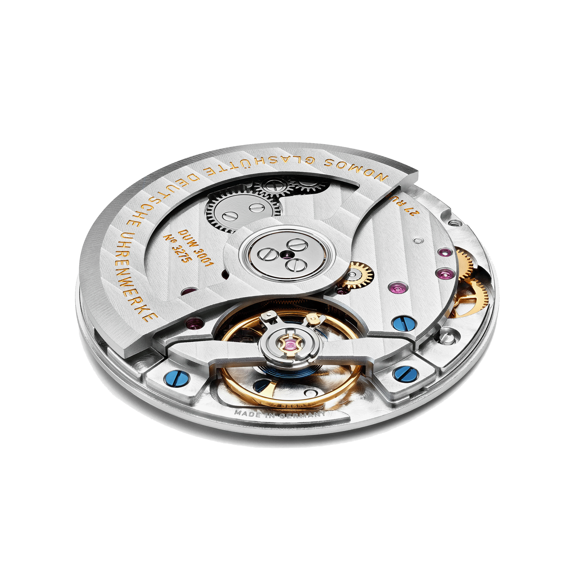 Nomos Tangente Neomatik Gris Platine automatic watch galvanised dial black leather strap 39 mm