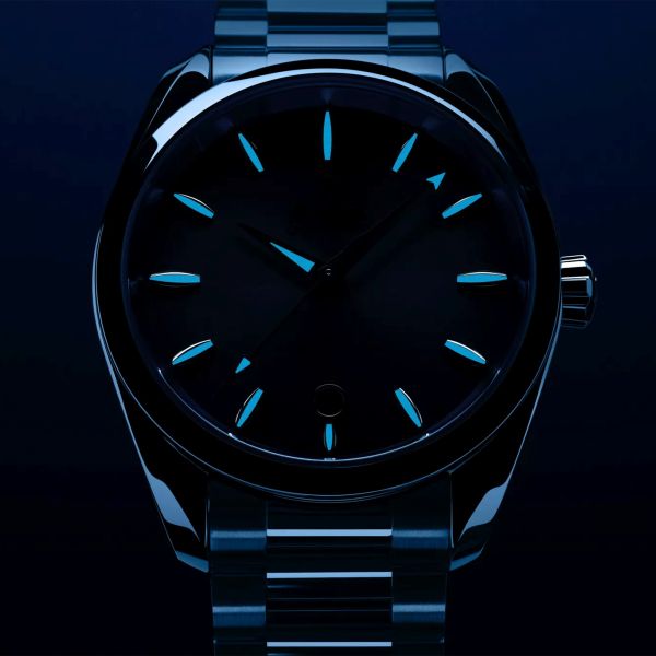 Montre Omega Seamaster Aqua Terra 150m 75ème Anniversaire Co-Axial Master Chronometer cadran bleu bracelet acier 38 mm