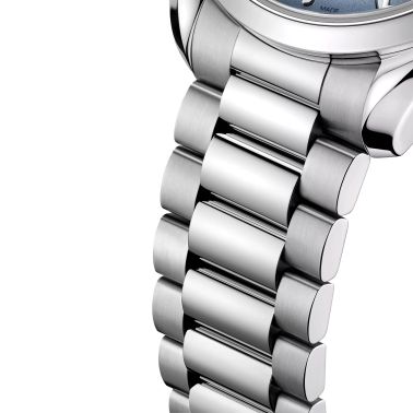 Montre Omega Seamaster Aqua Terra 150m 75ème Anniversaire Co-Axial Master Chronometer cadran bleu bracelet acier 38 mm
