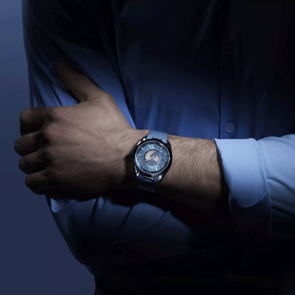 Montre Omega Seamaster Aqua Terra 150M GMT Worldtimer 75ème Anniversaire Co-Axial Master Chronometer bracelet caoutchouc 43 mm