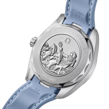 Omega Seamaster Aqua Terra 150M GMT Worldtimer 75th Anniversary Co-Axial Master Chronometer rubber strap 43 mm