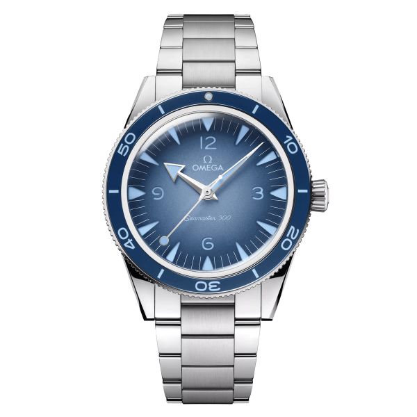 Omega Seamaster 300 75th Anniversary Master Chronometer Co-Axial blue dial steel bracelet 41 mm