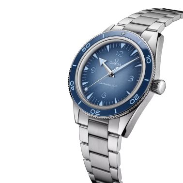 Omega Seamaster 300 75th Anniversary Master Chronometer Co-Axial blue dial steel bracelet 41 mm