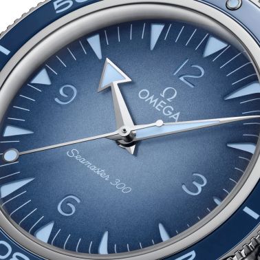 Omega Seamaster 300 75th Anniversary Master Chronometer Co-Axial blue dial steel bracelet 41 mm